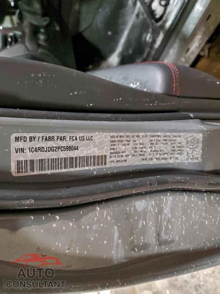 DODGE DURANGO 2023 - 1C4RDJDG2PC598044