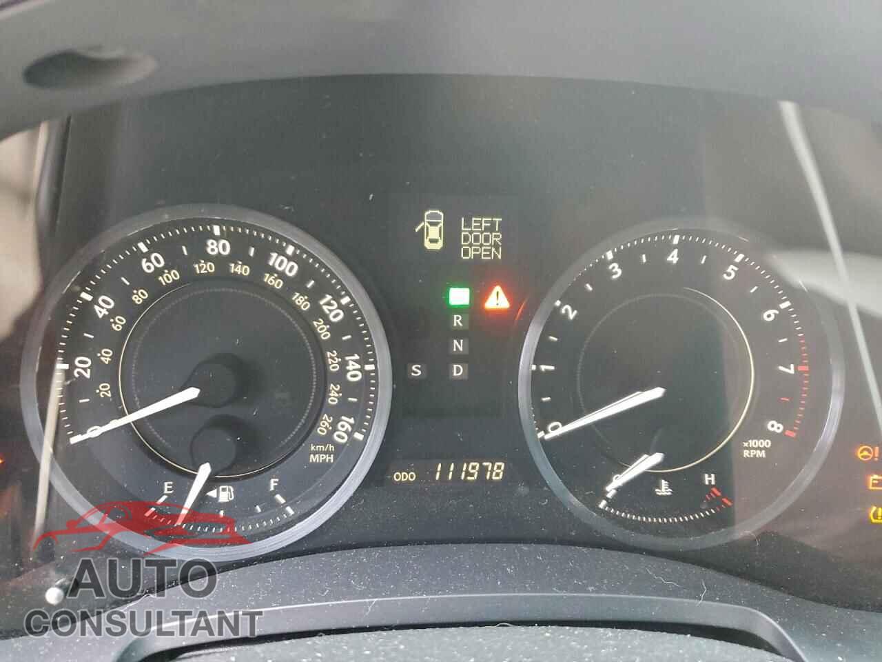 LEXUS IS 2010 - JTHFF2C25A2501049