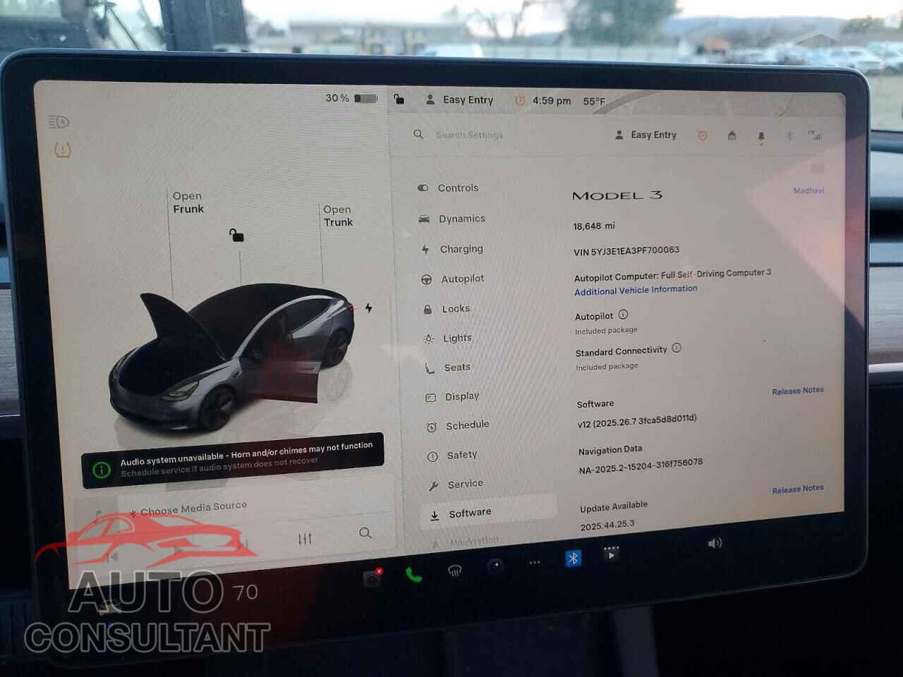 TESLA MODEL 3 2023 - 5YJ3E1EA3PF700063