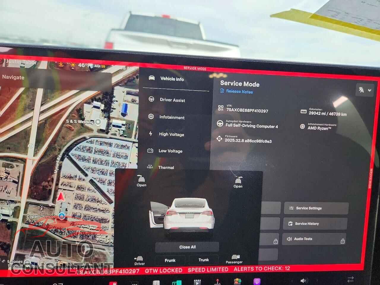 TESLA MODEL X 2023 - 7SAXCBE68PF410297