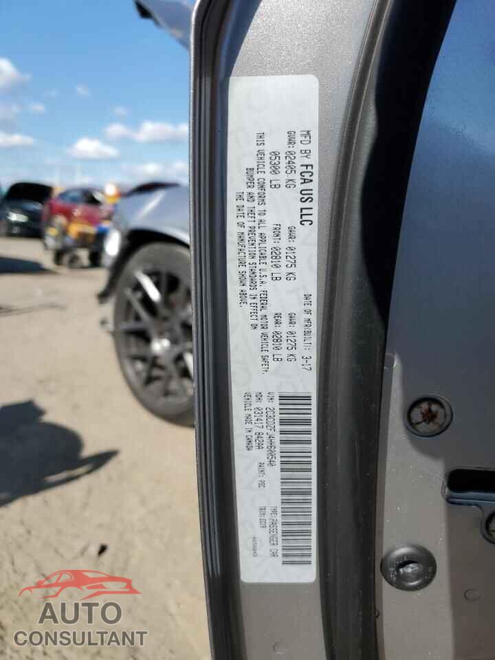 DODGE CHALLENGER 2017 - 2C3CDZFJ4HH600540