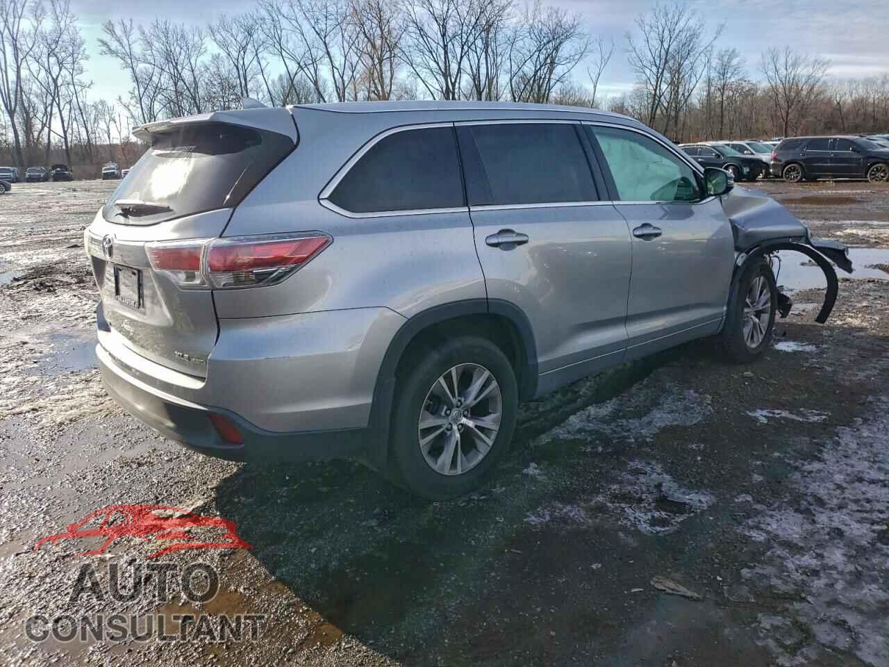 TOYOTA HIGHLANDER 2015 - 5TDJKRFH8FS101714
