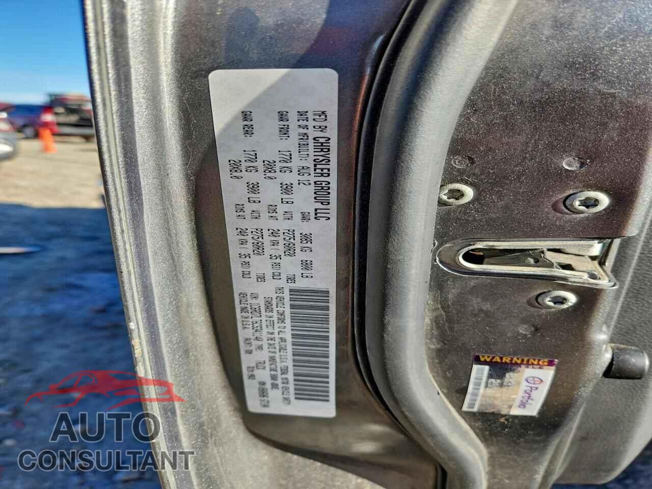 DODGE RAM 1500 2012 - 1C6RD7LT6CS341140