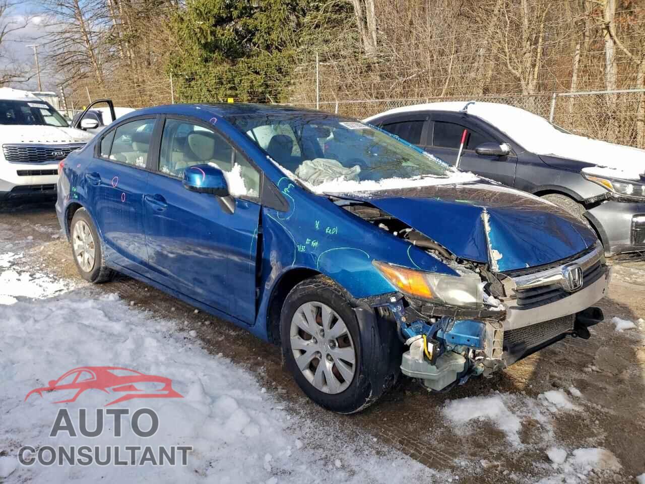 HONDA CIVIC 2012 - 2HGFB2F54CH535658