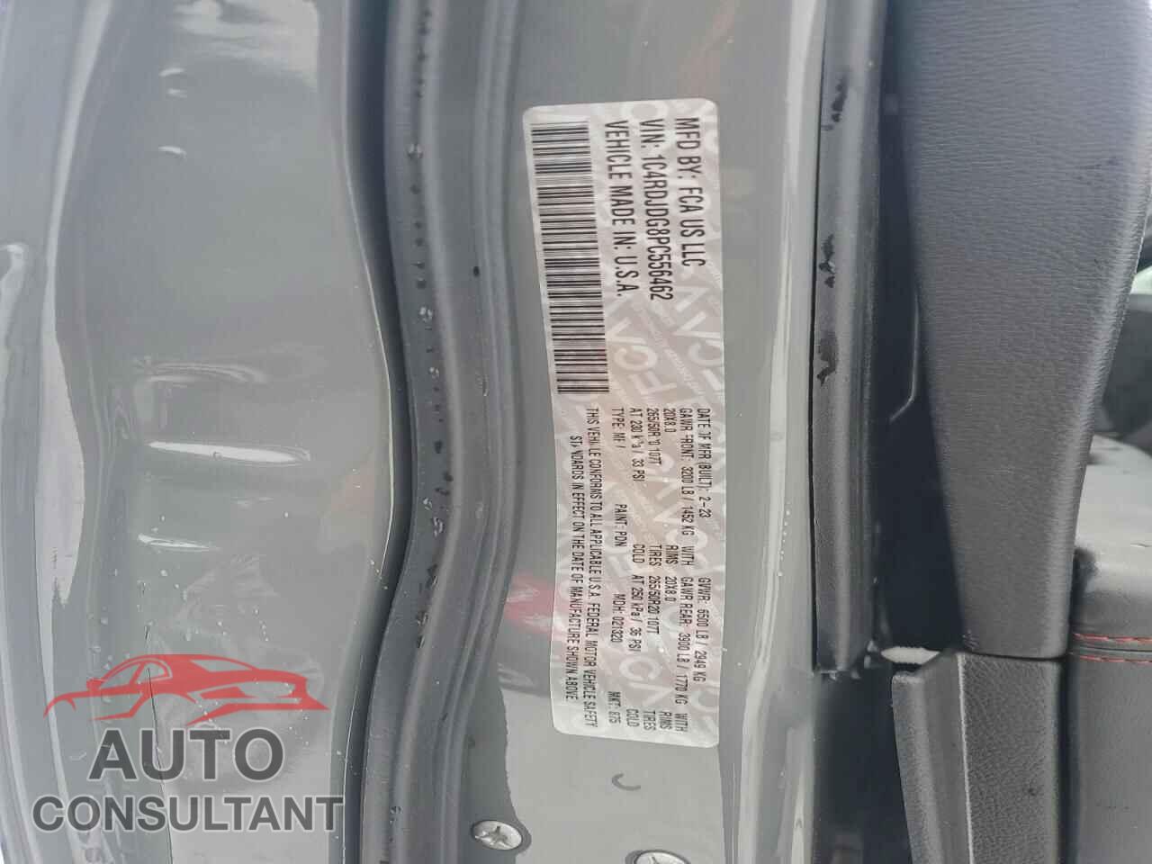 DODGE DURANGO 2023 - 1C4RDJDG8PC556462