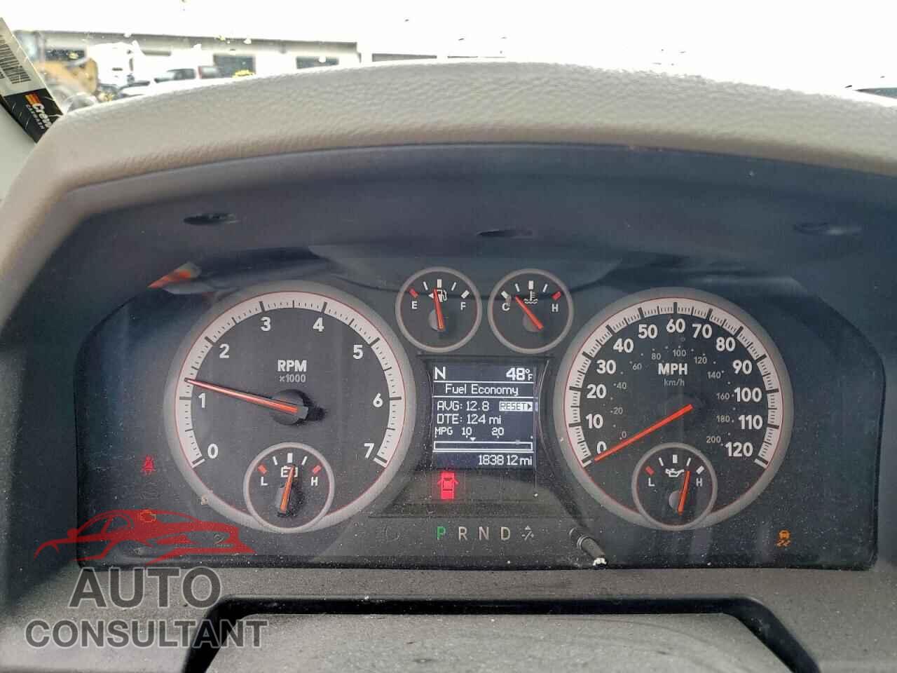 DODGE RAM 1500 2012 - 1C6RD7GT5CS316580