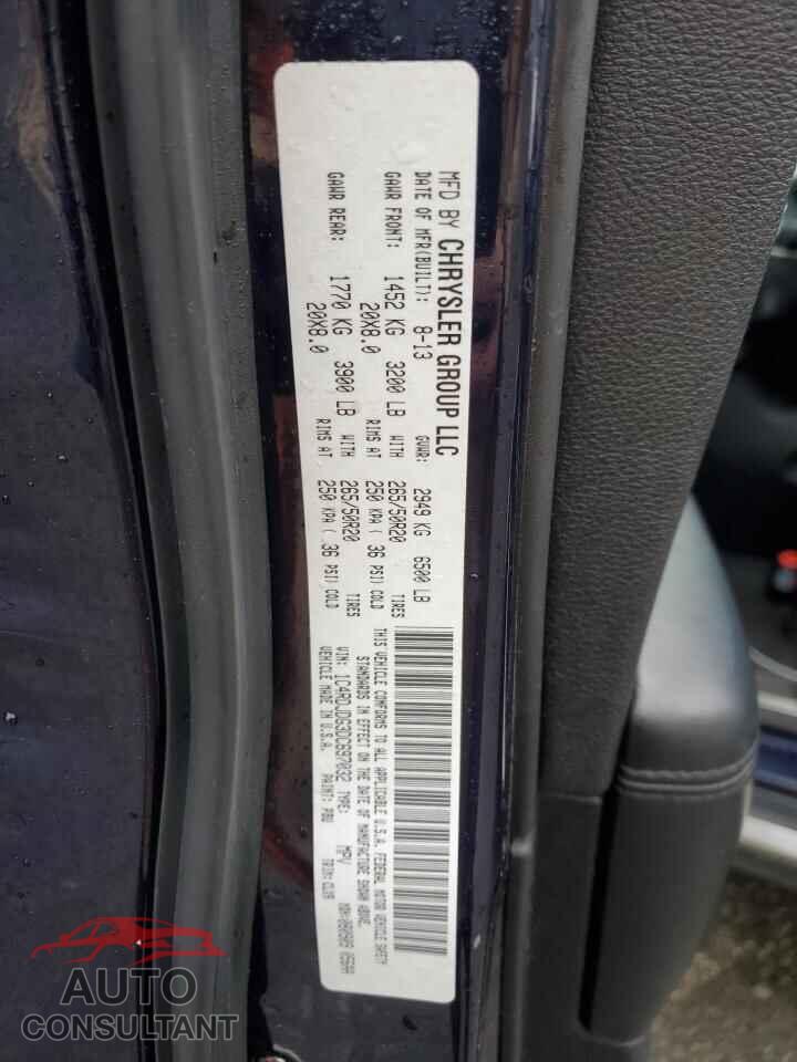 DODGE DURANGO 2013 - 1C4RDJDG3DC697032