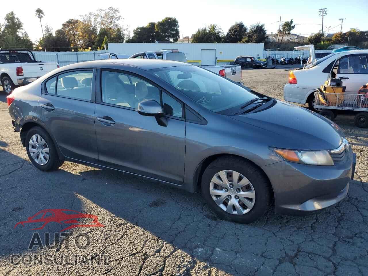HONDA CIVIC 2012 - 19XFB2F59CE338625