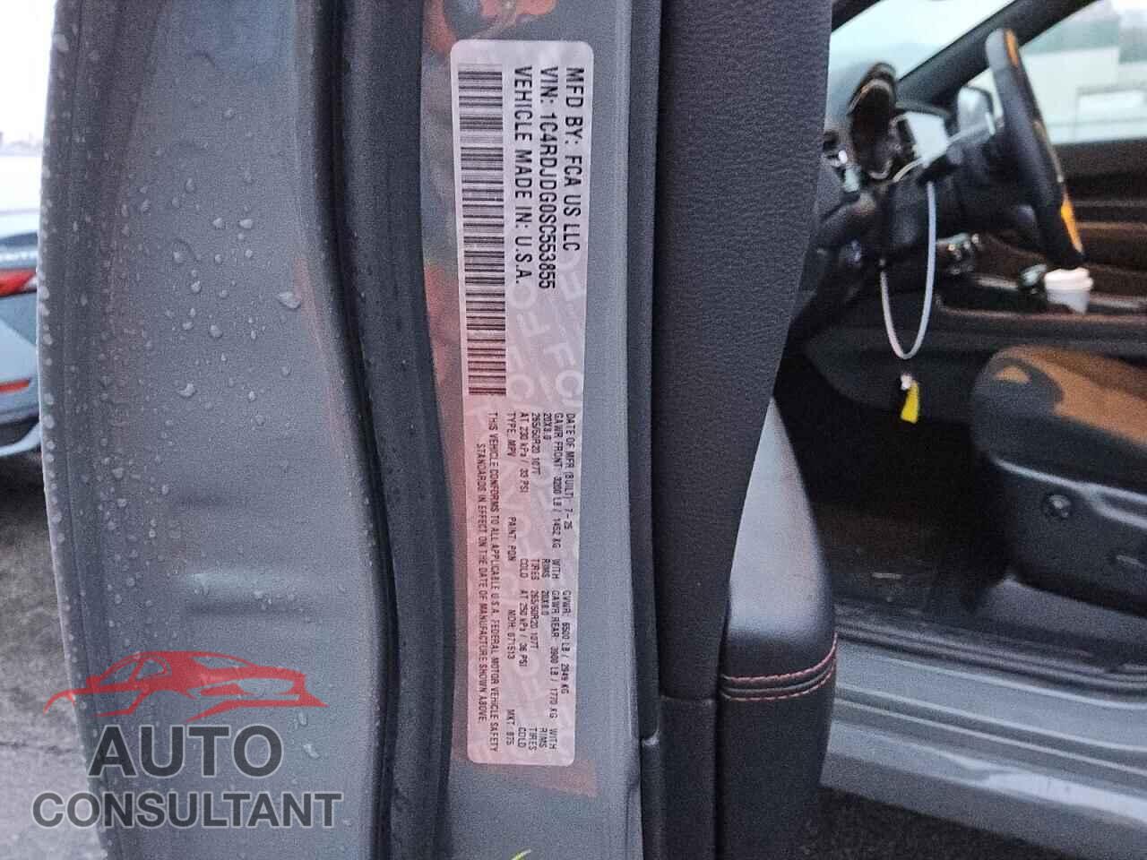 DODGE DURANGO 2025 - 1C4RDJDG0SC553855
