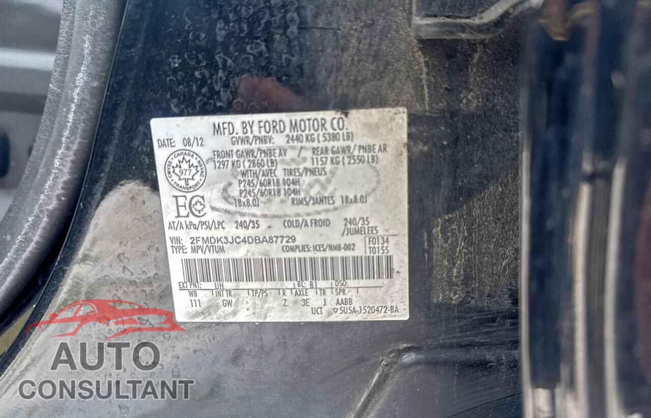FORD EDGE 2013 - 2FMDK3JC4DBA87729