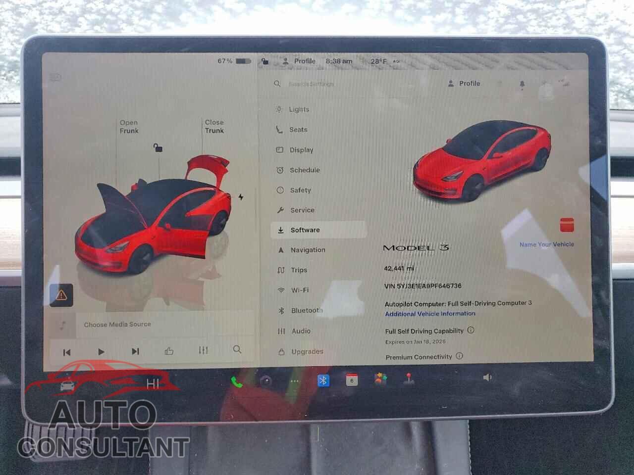 TESLA MODEL 3 2023 - 5YJ3E1EA9PF646736