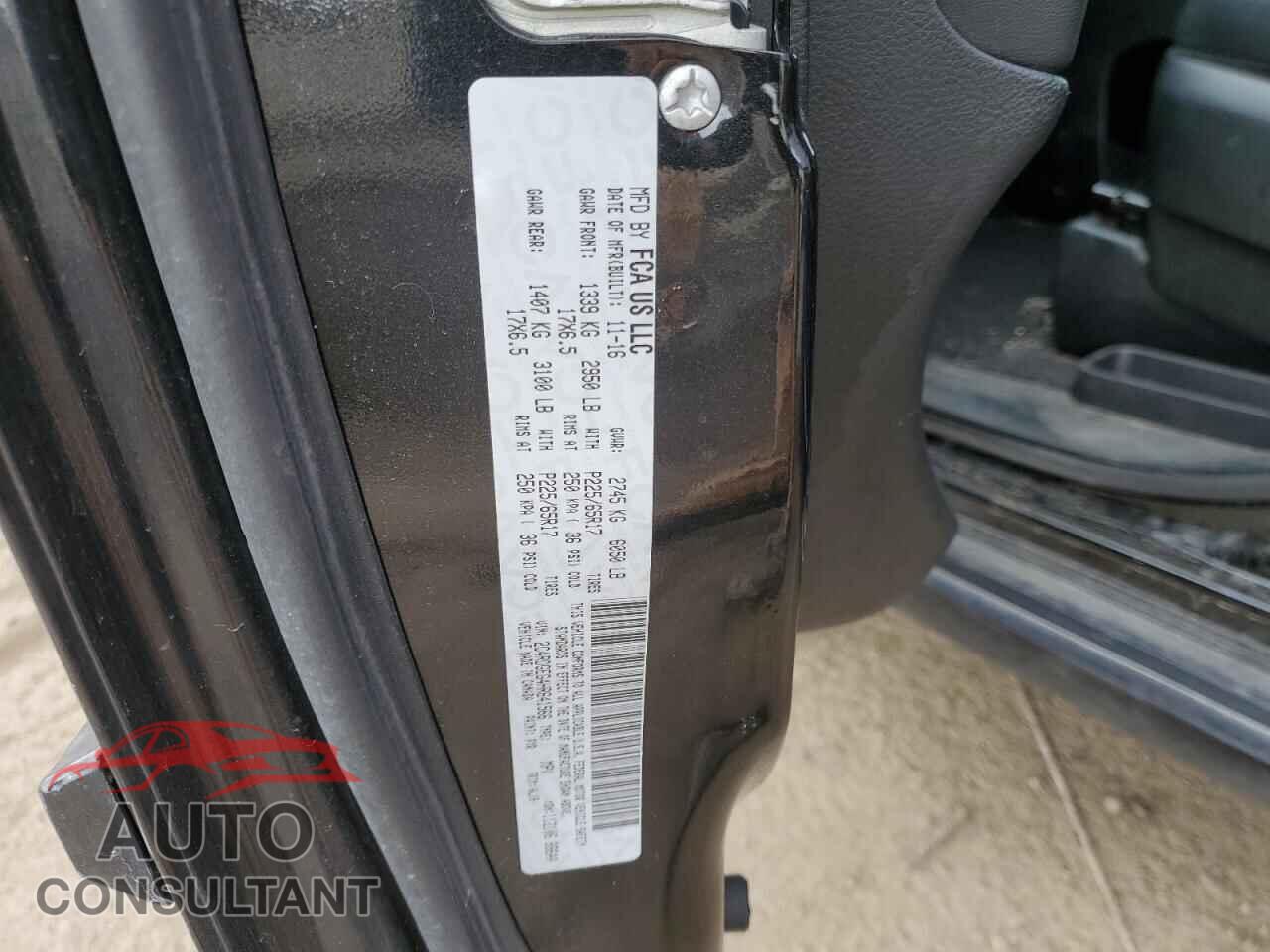 DODGE CARAVAN 2017 - 2C4RDGEG4HR641566