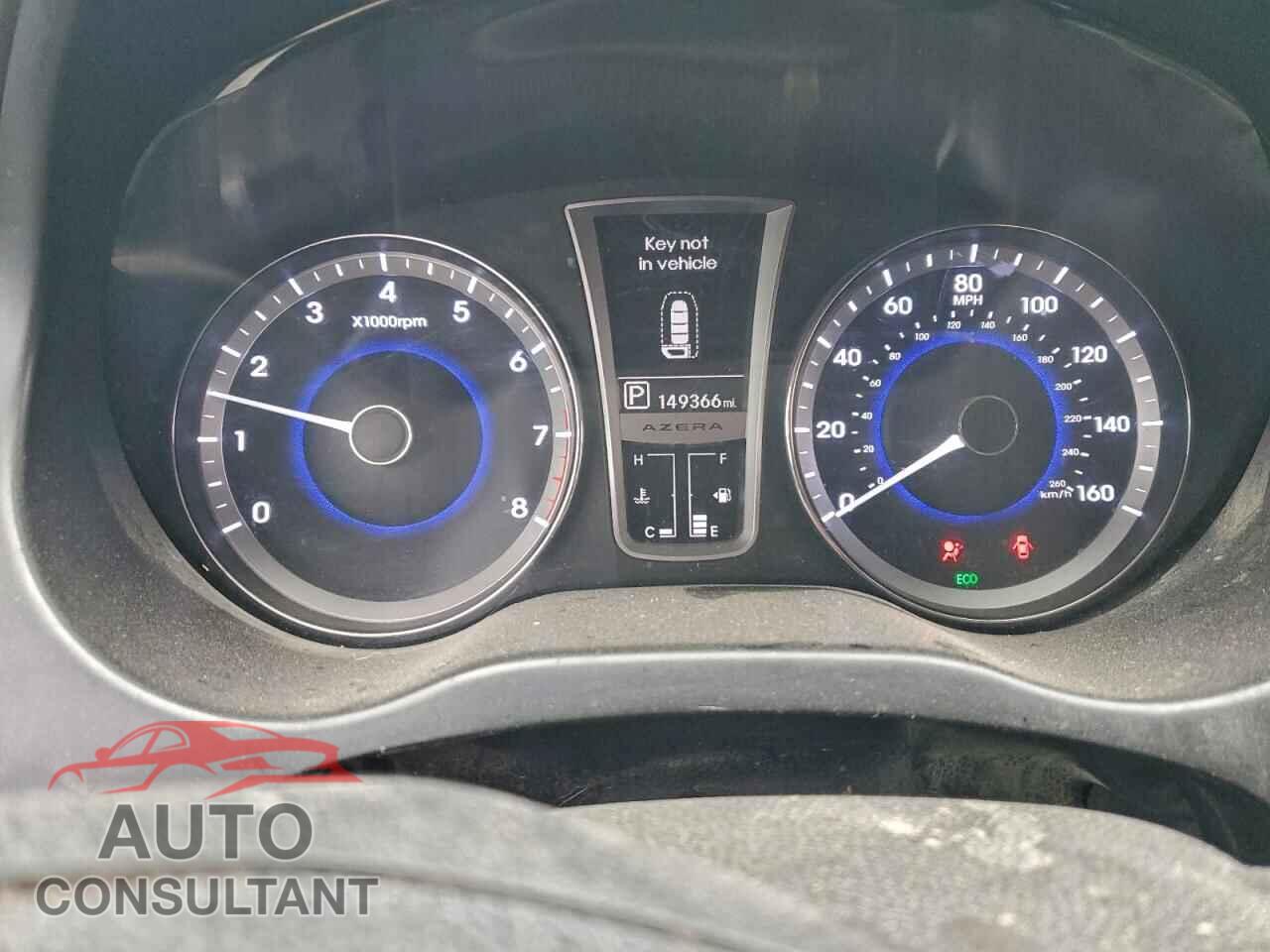 HYUNDAI AZERA 2012 - KMHFG4JGXCA179604
