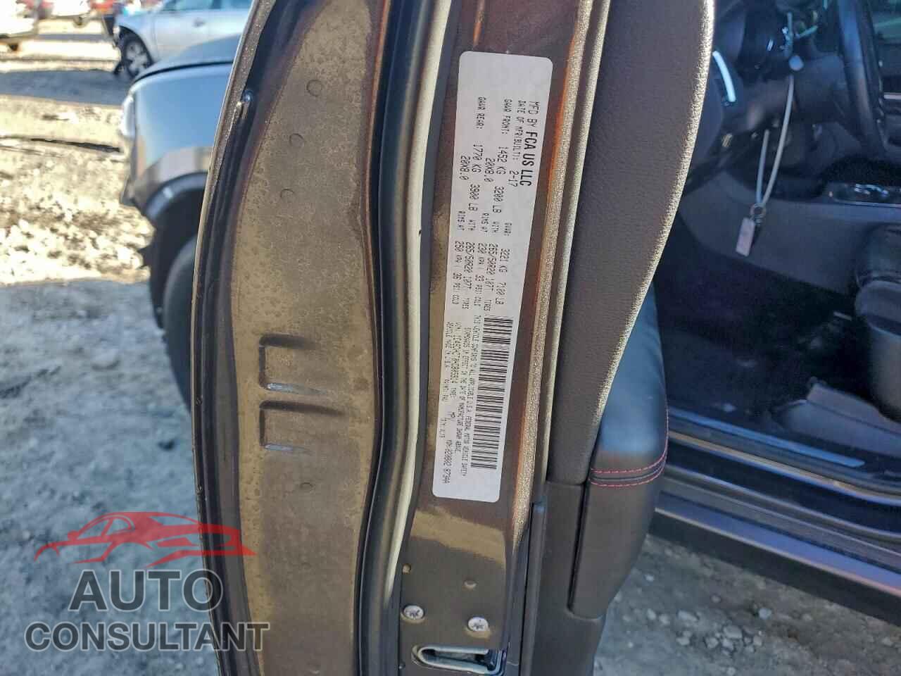 DODGE DURANGO 2017 - 1C4SDHCT0HC805914