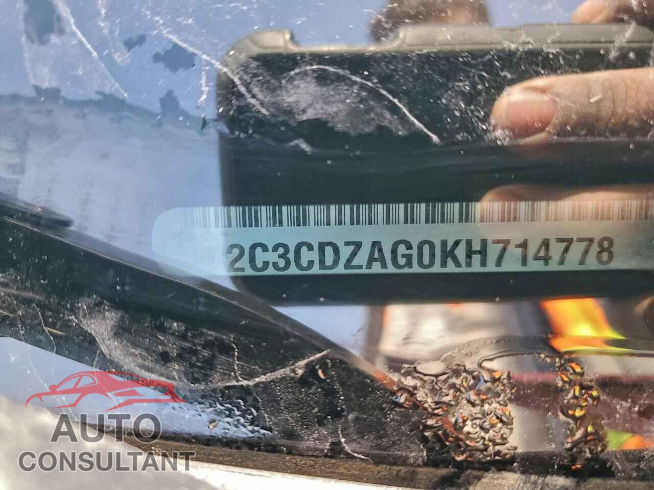 DODGE CHALLENGER 2019 - 2C3CDZAG0KH714778