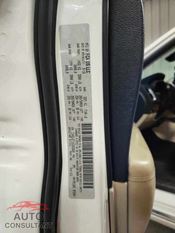 DODGE DURANGO 2017 - 1C4SDJET1HC652660