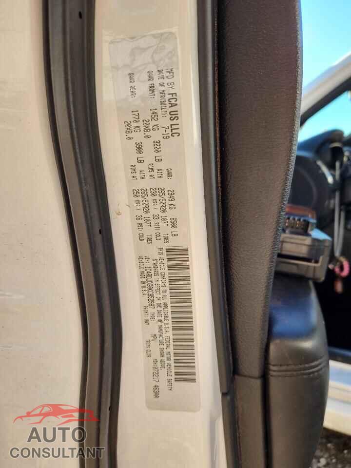 DODGE DURANGO 2019 - 1C4RDJDG0KC852987