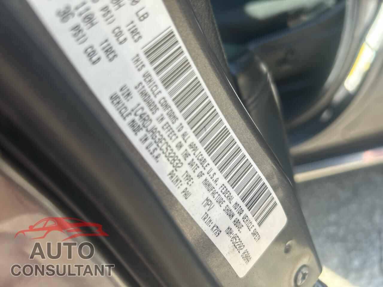 DODGE DURANGO 2014 - 1C4RDJAG3EC532832