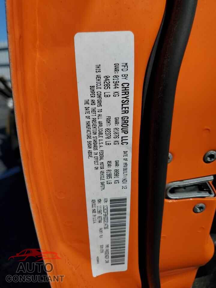 DODGE DART 2013 - 1C3CDFBA3DD214736