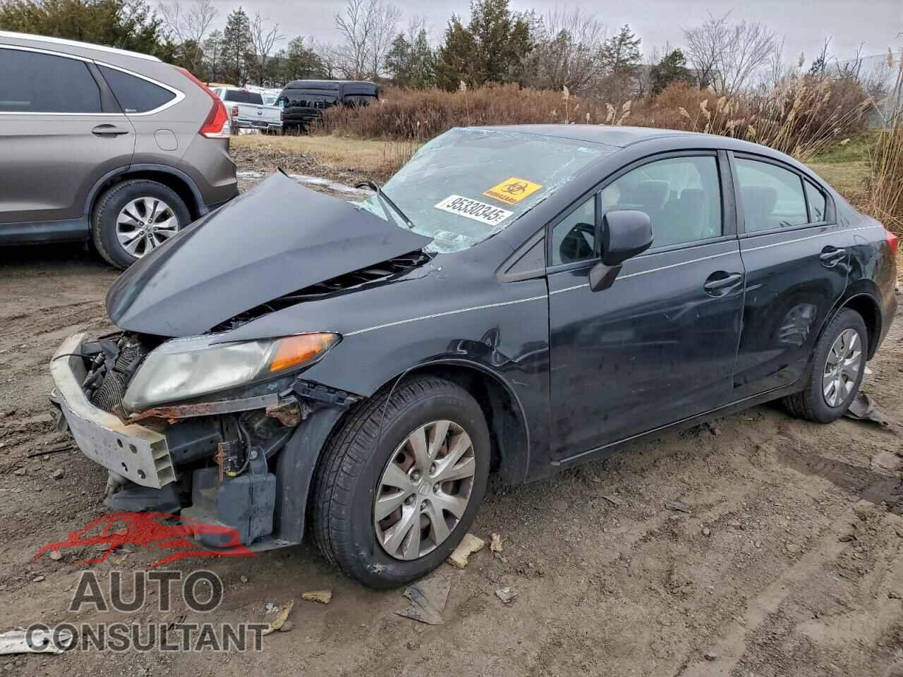 HONDA CIVIC 2012 - 2HGFB2F52CH581084