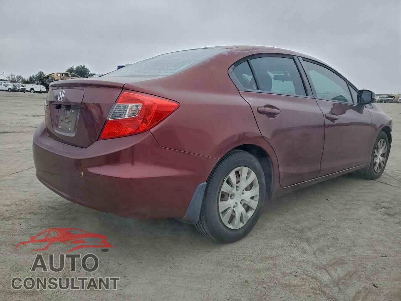 HONDA CIVIC 2012 - 19XFB2F54CE386694