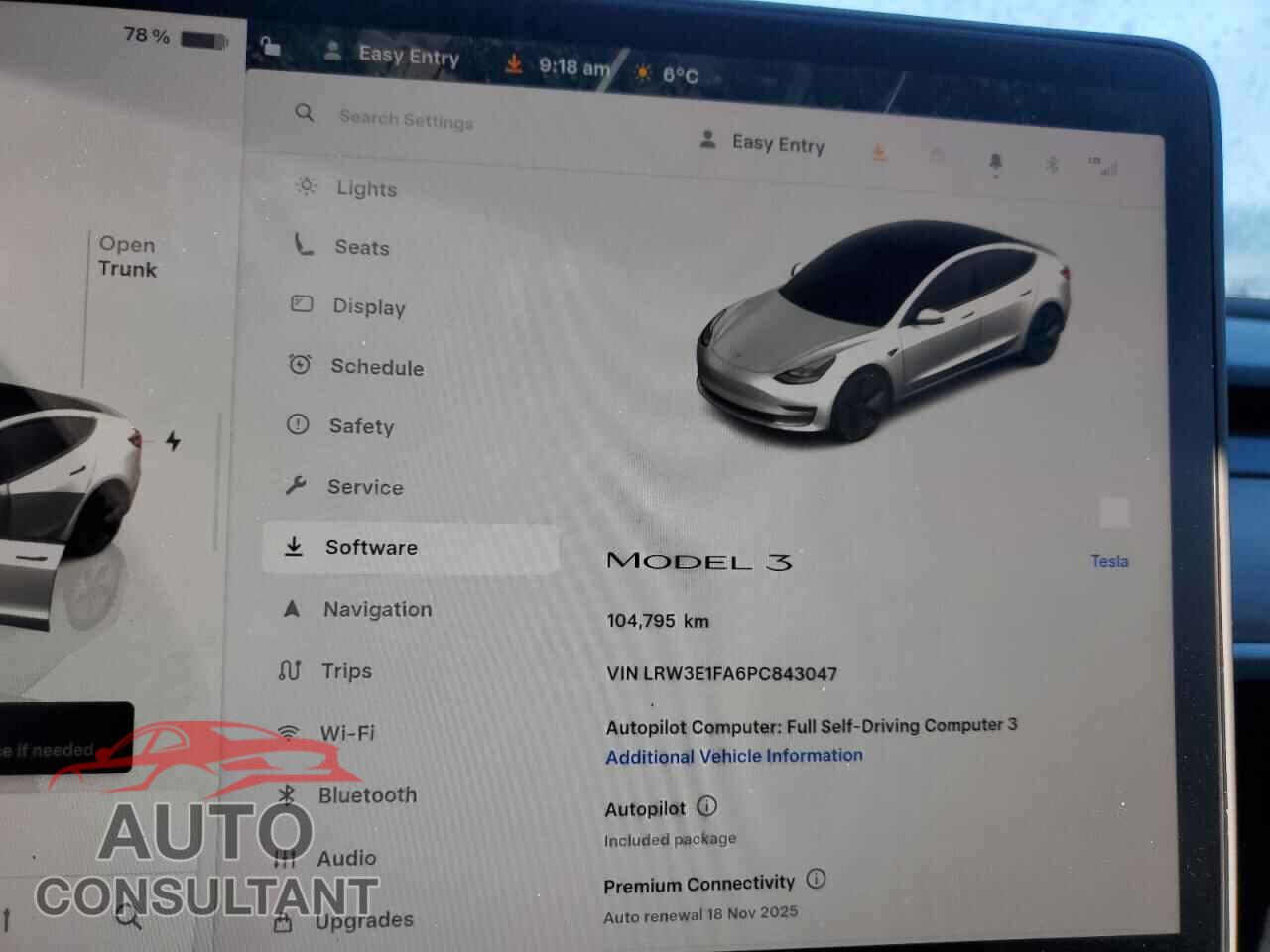 TESLA MODEL 3 2023 - LRW3E1FA6PC843047