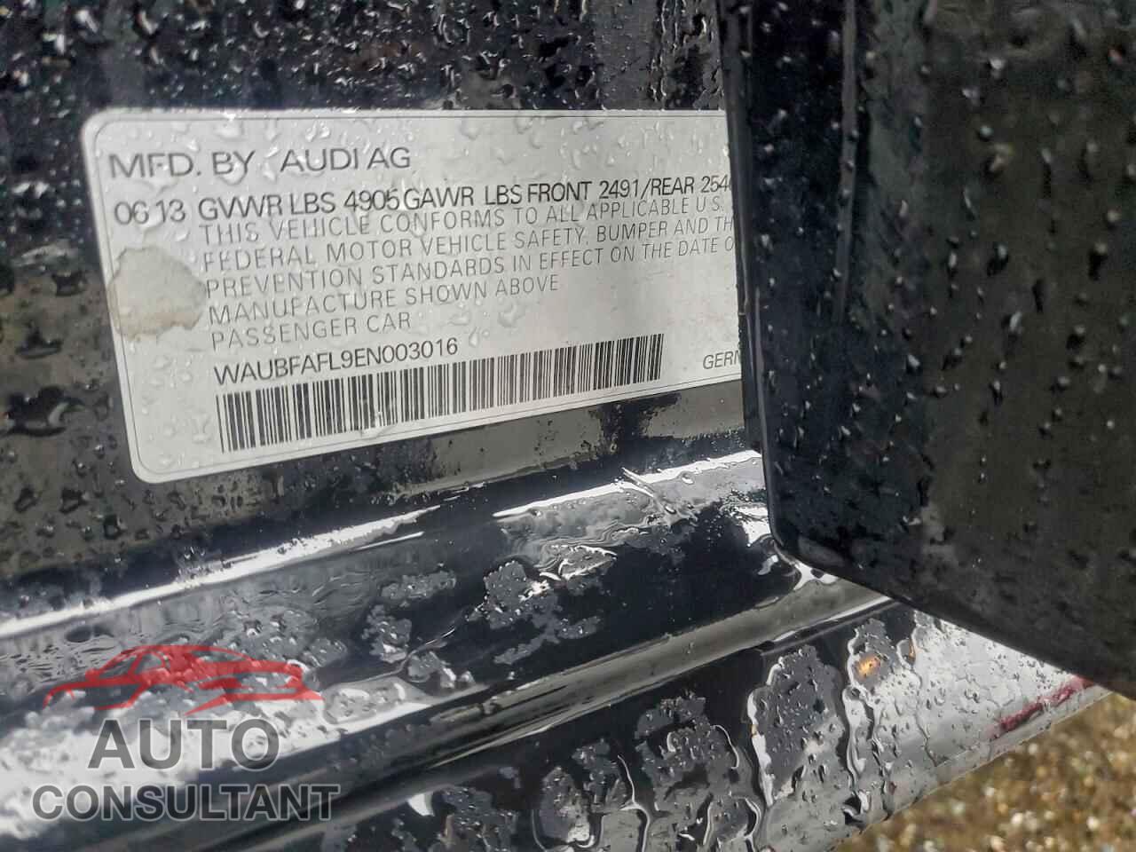 AUDI A4 2014 - WAUBFAFL9EN003016
