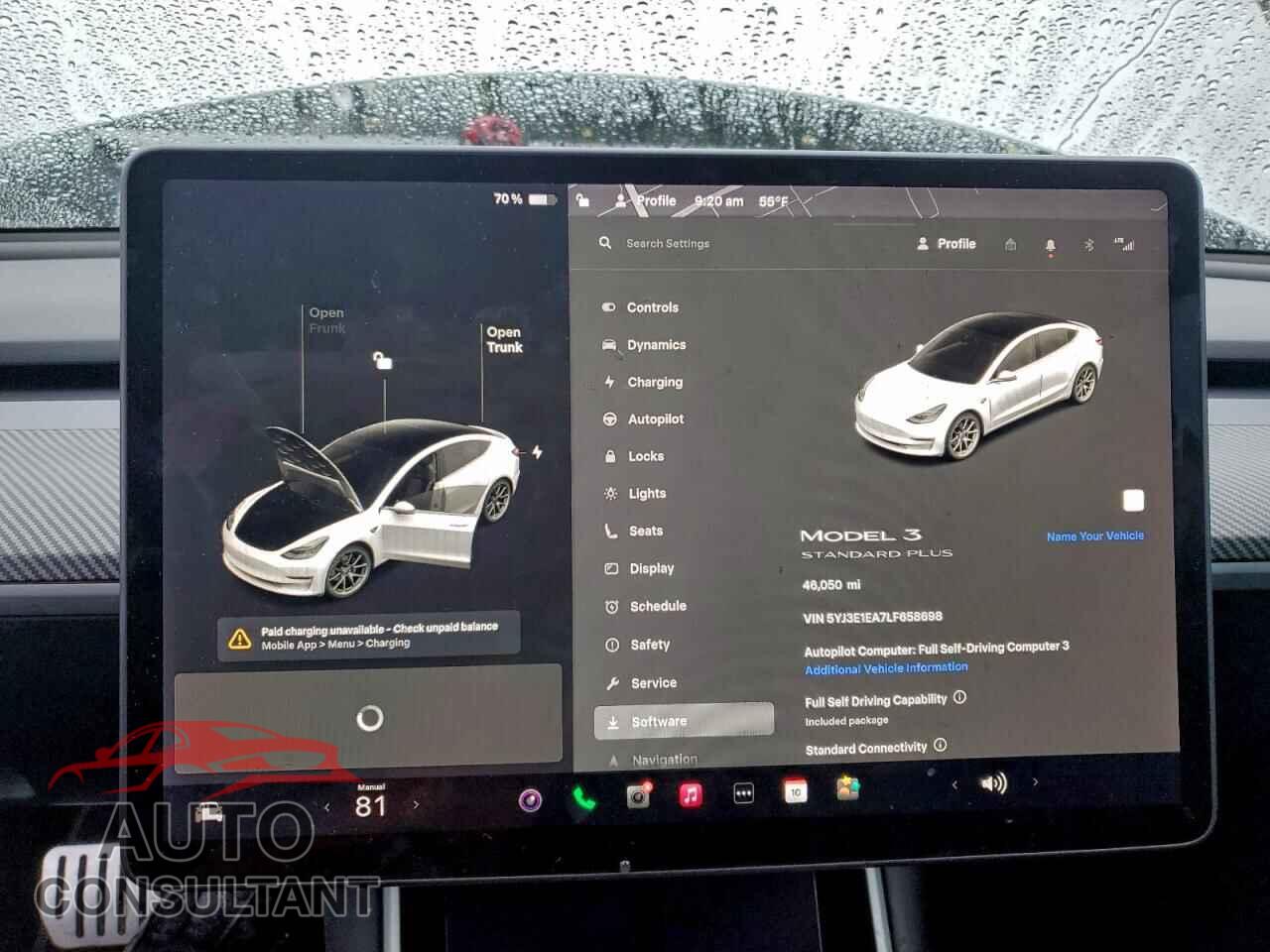 TESLA MODEL 3 2020 - 5YJ3E1EA7LF658698