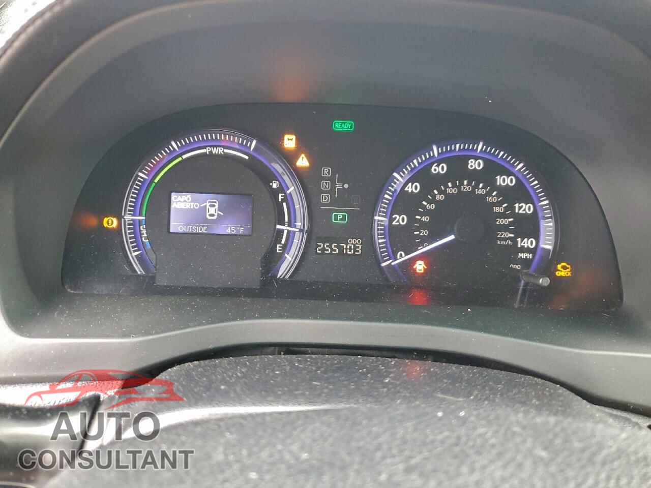 LEXUS HS 2010 - JTHBB1BA8A2033539
