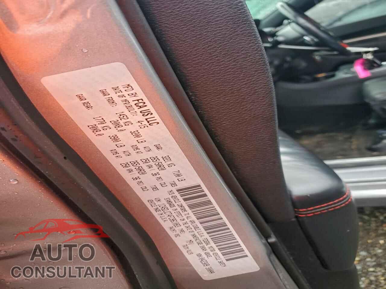 DODGE DURANGO 2015 - 1C4SDJCT4FC861083