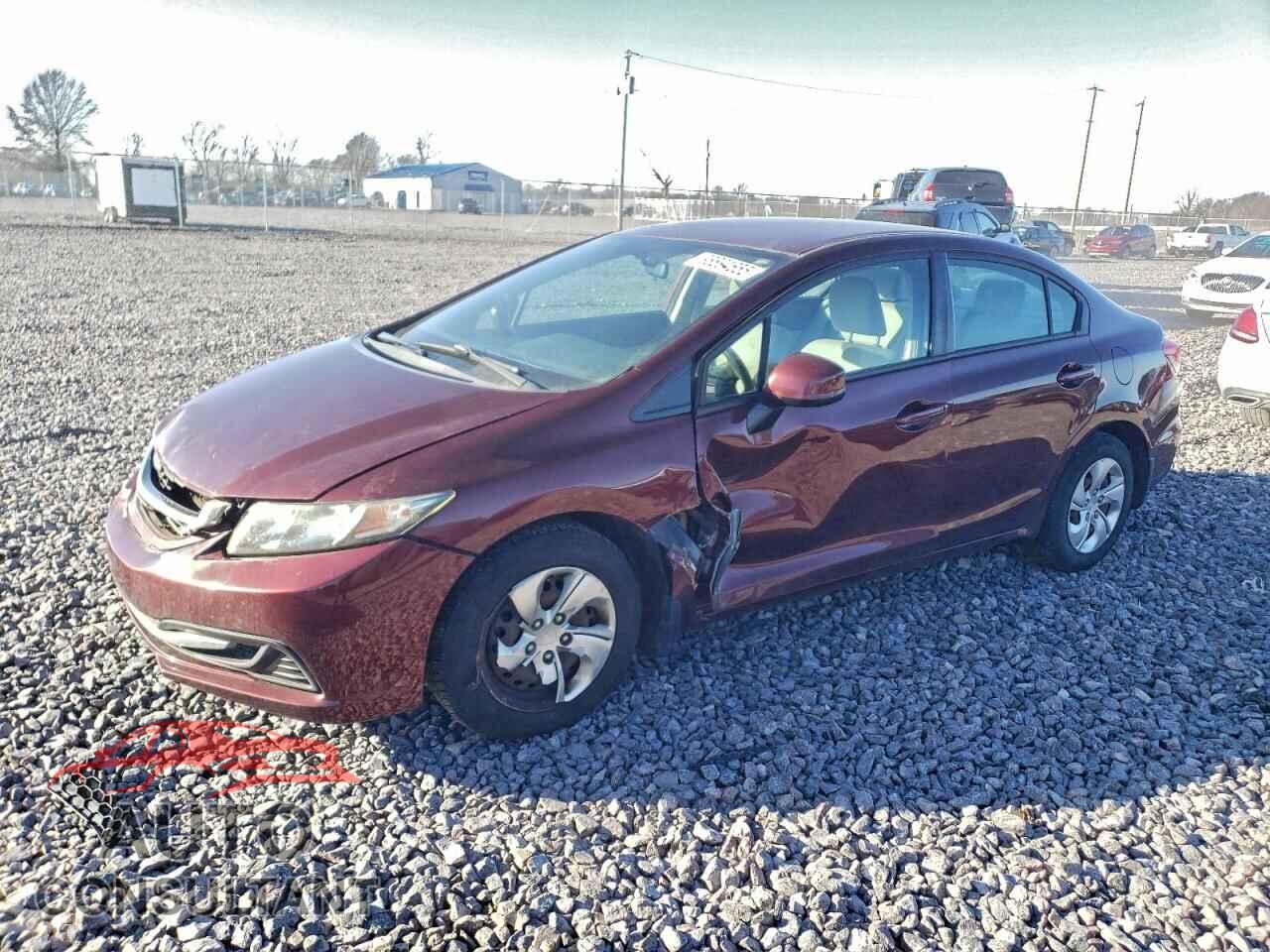 HONDA CIVIC 2013 - 19XFB2E54DE024965