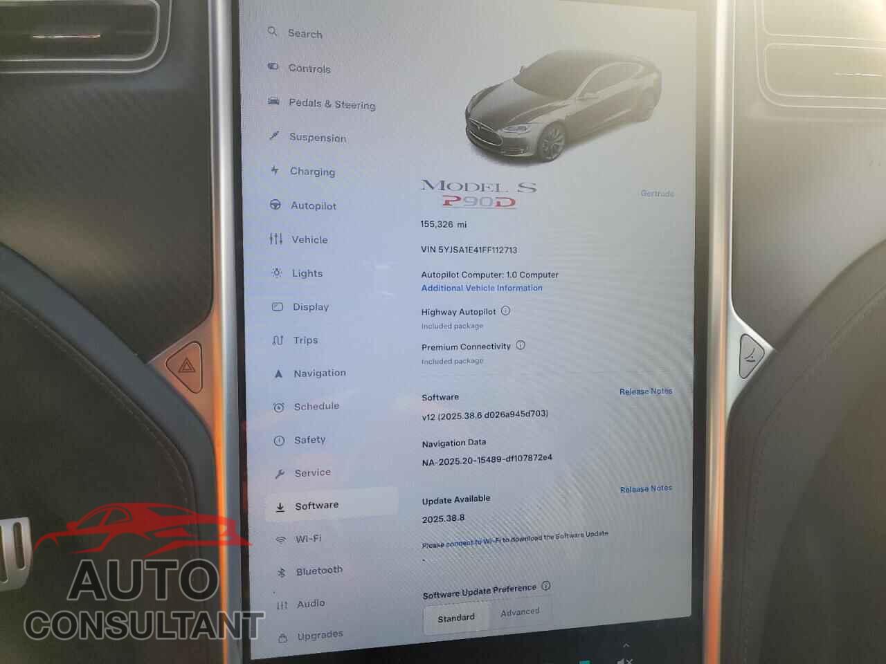 TESLA MODEL S 2015 - 5YJSA1E41FF112713