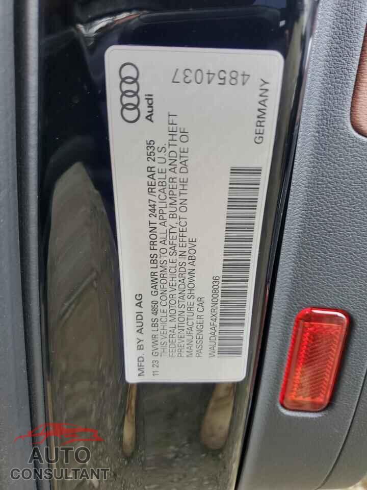 AUDI A4 2024 - WAUDAAF4XRN008036