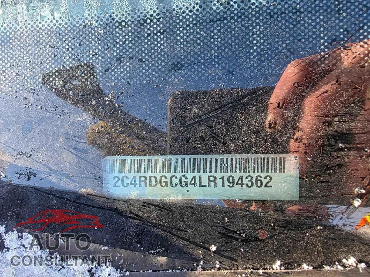 DODGE CARAVAN 2020 - 2C4RDGCG4LR194362