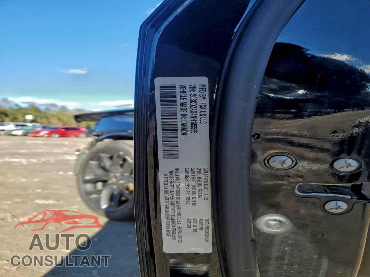 DODGE CHALLENGER 2022 - 2C3CDZAG4NH185565