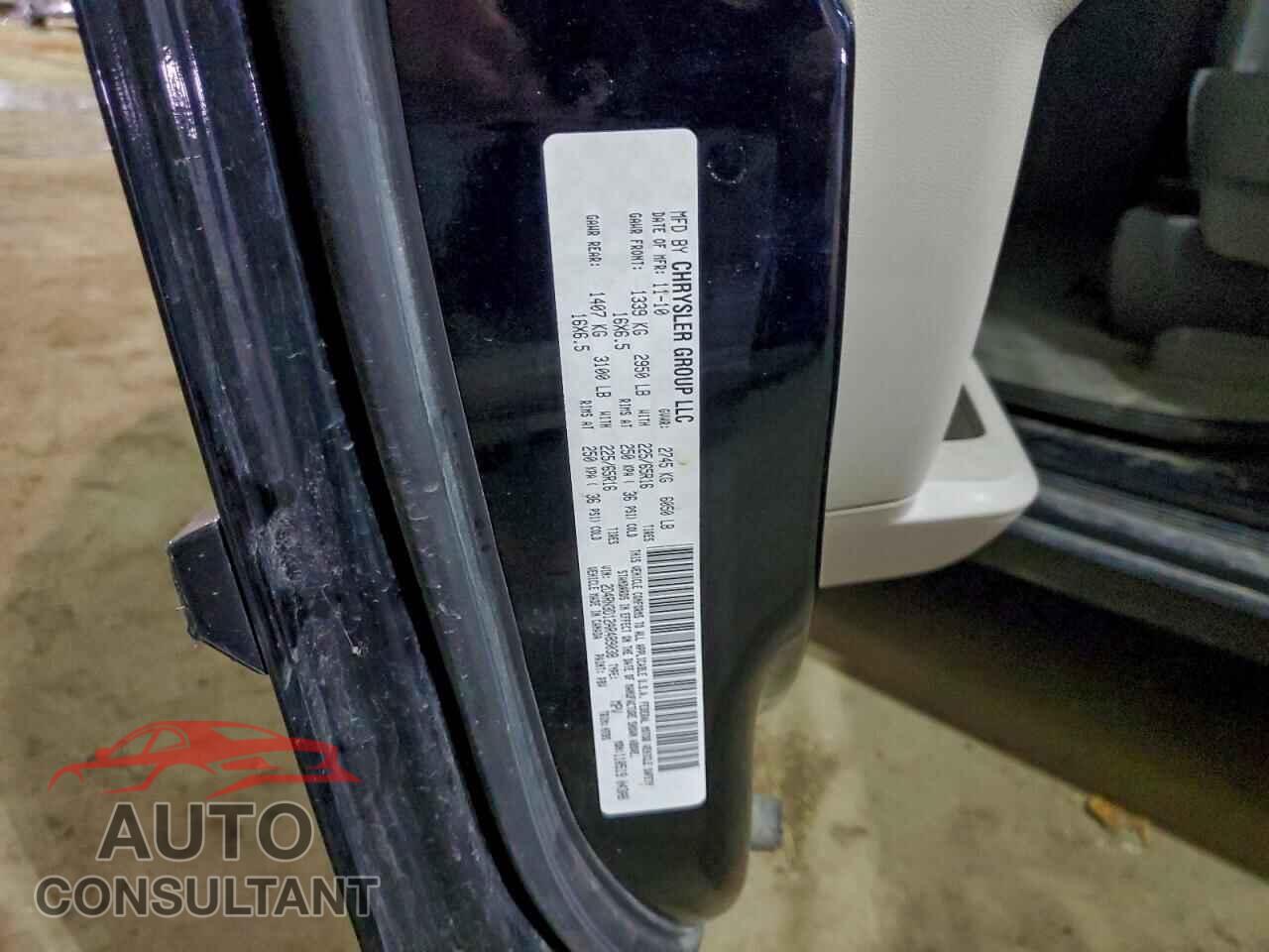 DODGE CARAVAN 2010 - 2D4RN3D12AR489038