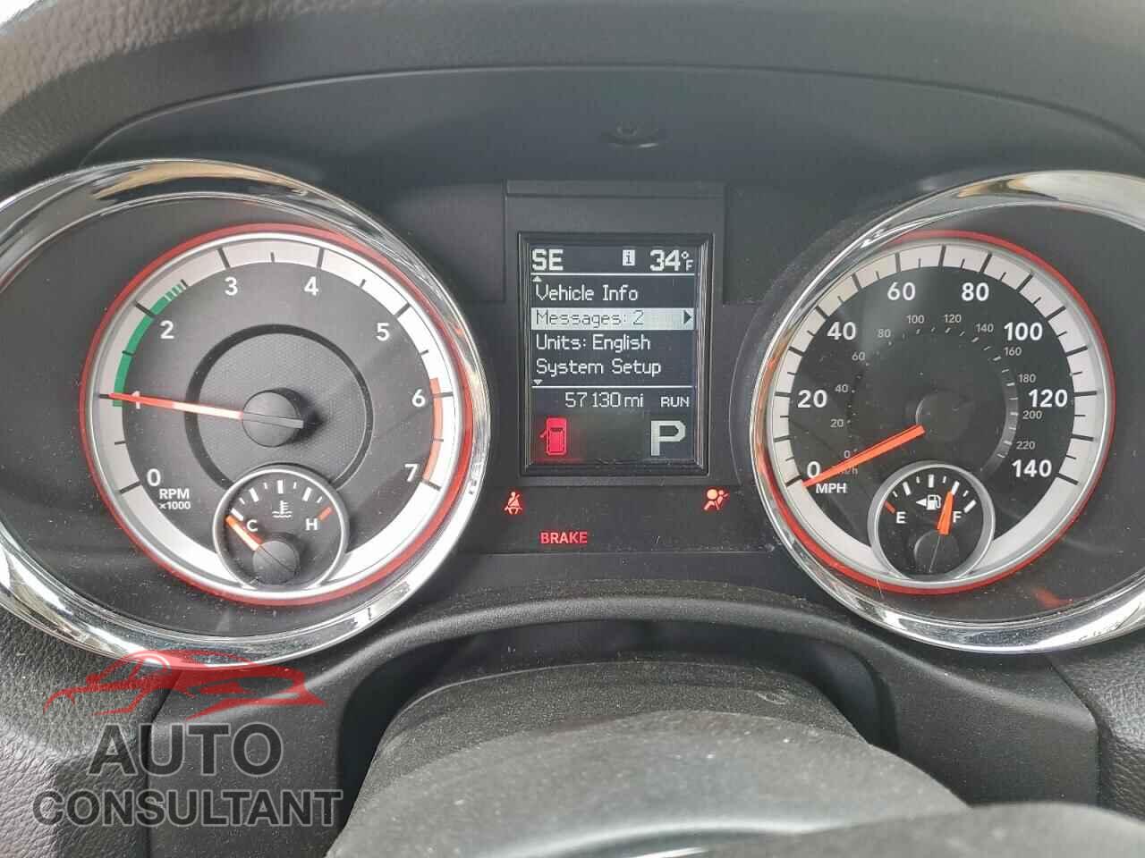 DODGE DURANGO 2012 - 1C4SDJET3CC105706