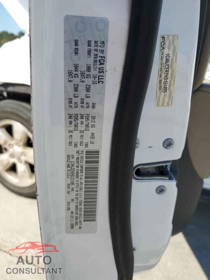 JEEP COMPASS 2017 - 1C4NJCEA2HD151495