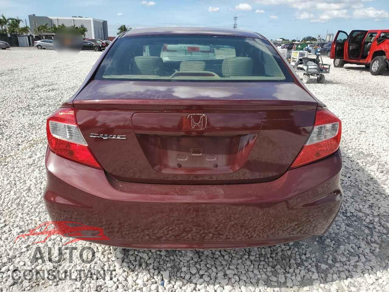HONDA CIVIC 2012 - 2HGFB2F83CH608061