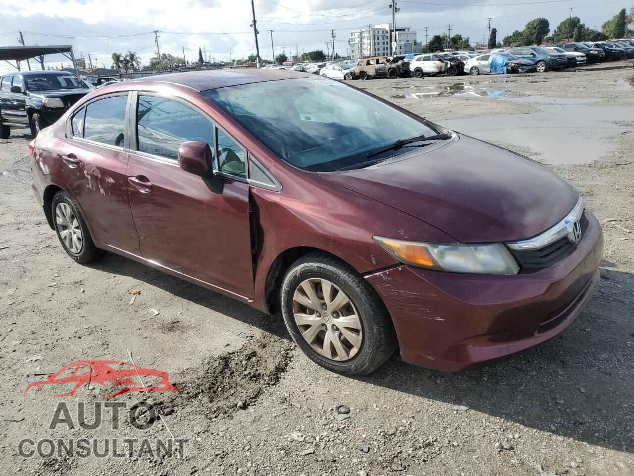 HONDA CIVIC 2012 - 2HGFB2F54CH572726