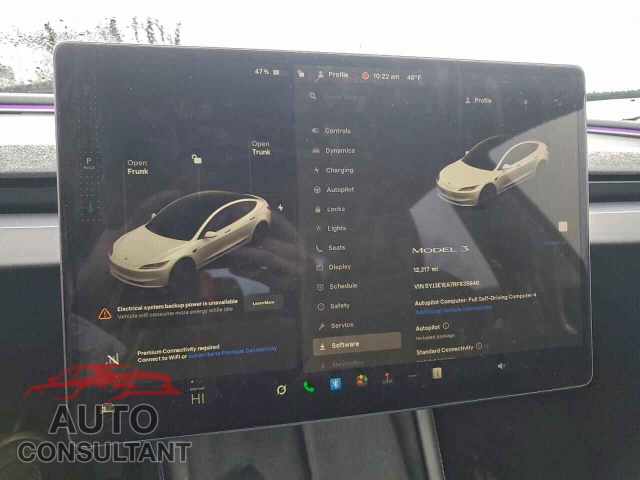 TESLA MODEL 3 2024 - 5YJ3E1EA7RF835646
