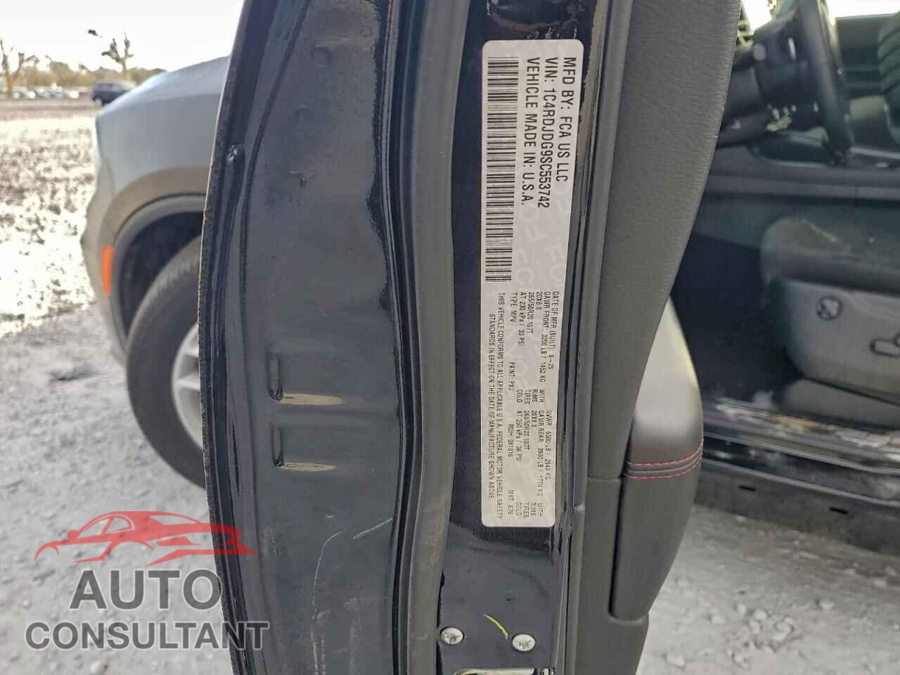 DODGE DURANGO 2025 - 1C4RDJDG9SC553742