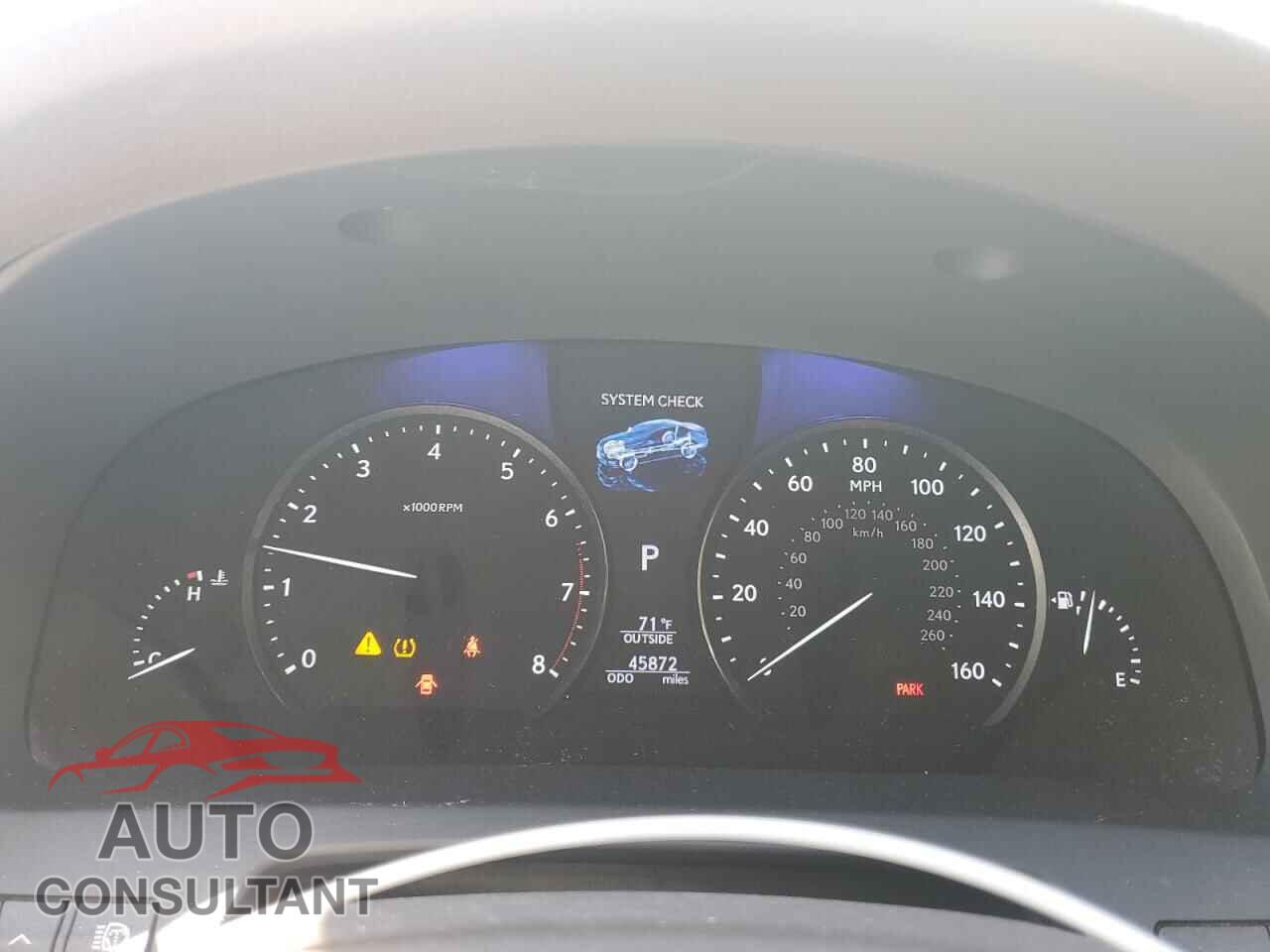LEXUS LS460 2013 - JTHGL5EF1D5047500