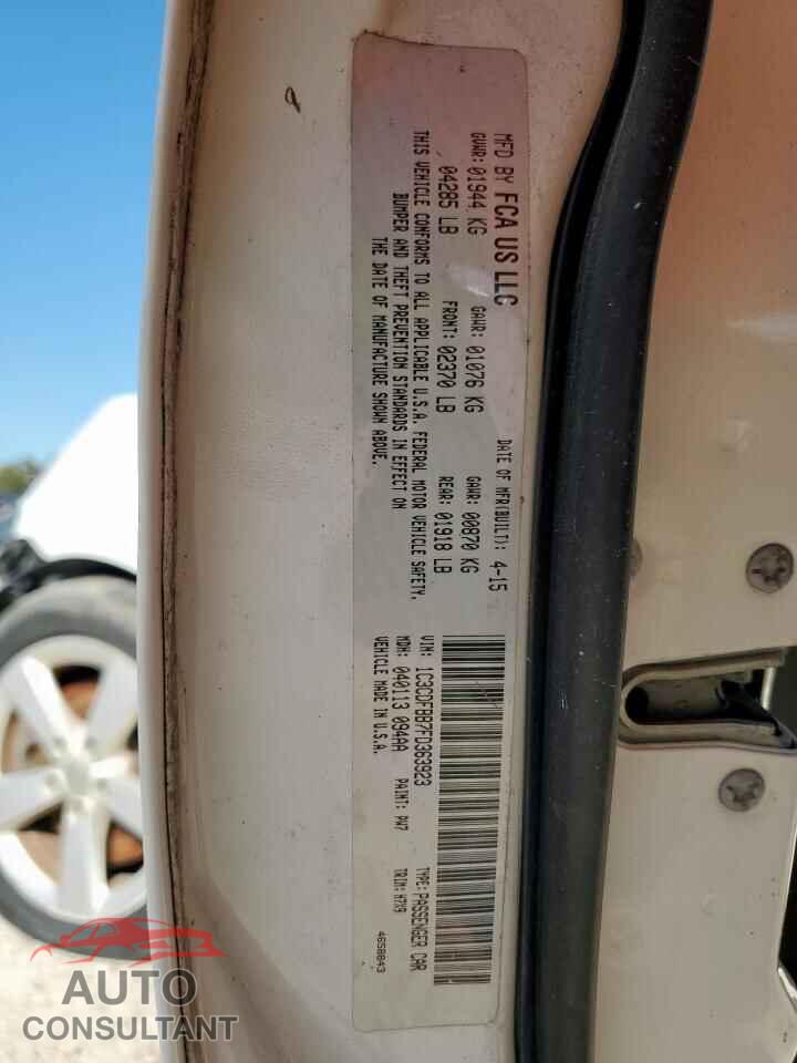 DODGE DART 2015 - 1C3CDFBB7FD363923