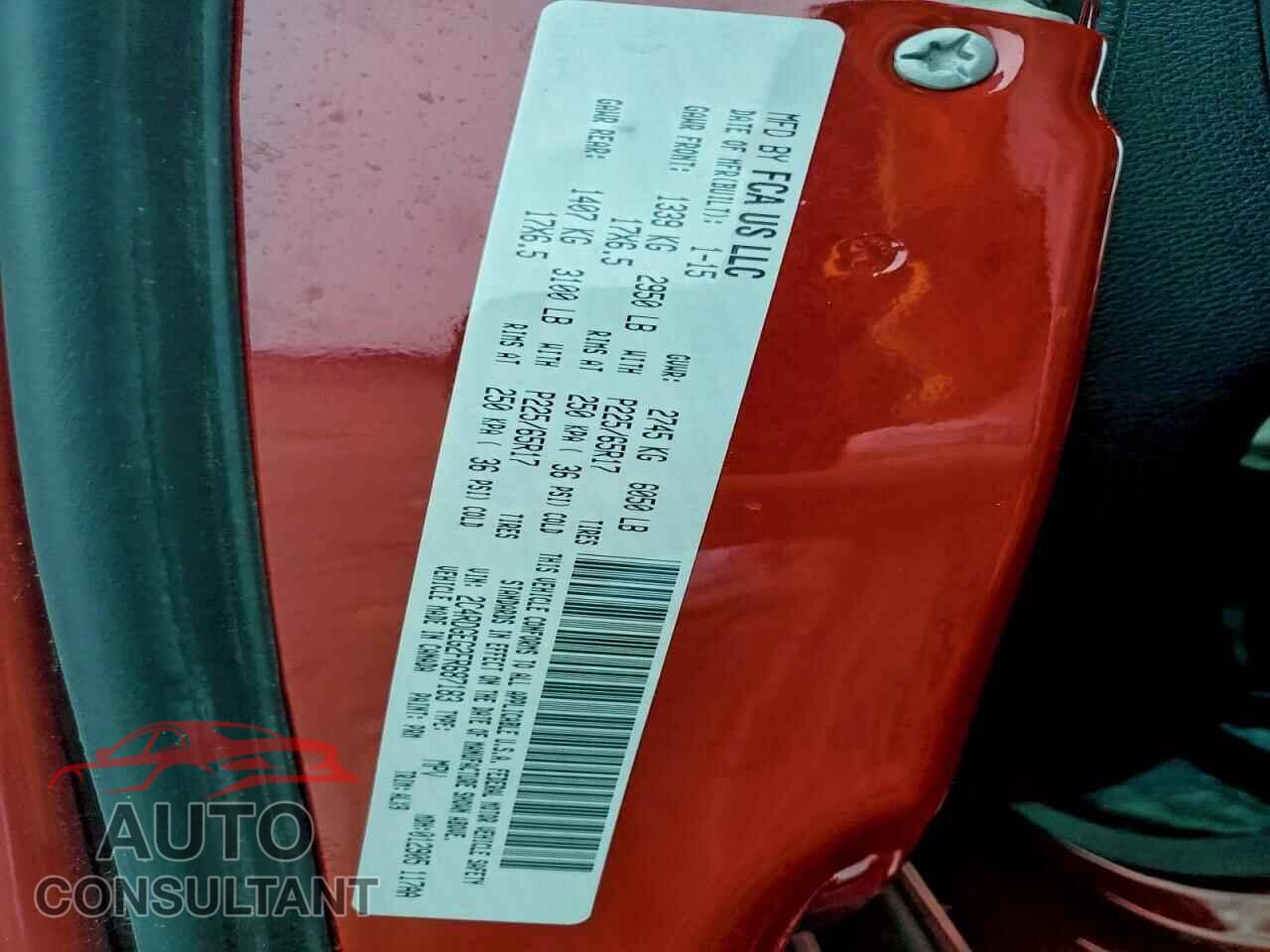 DODGE CARAVAN 2015 - 2C4RDGEG2FR687183