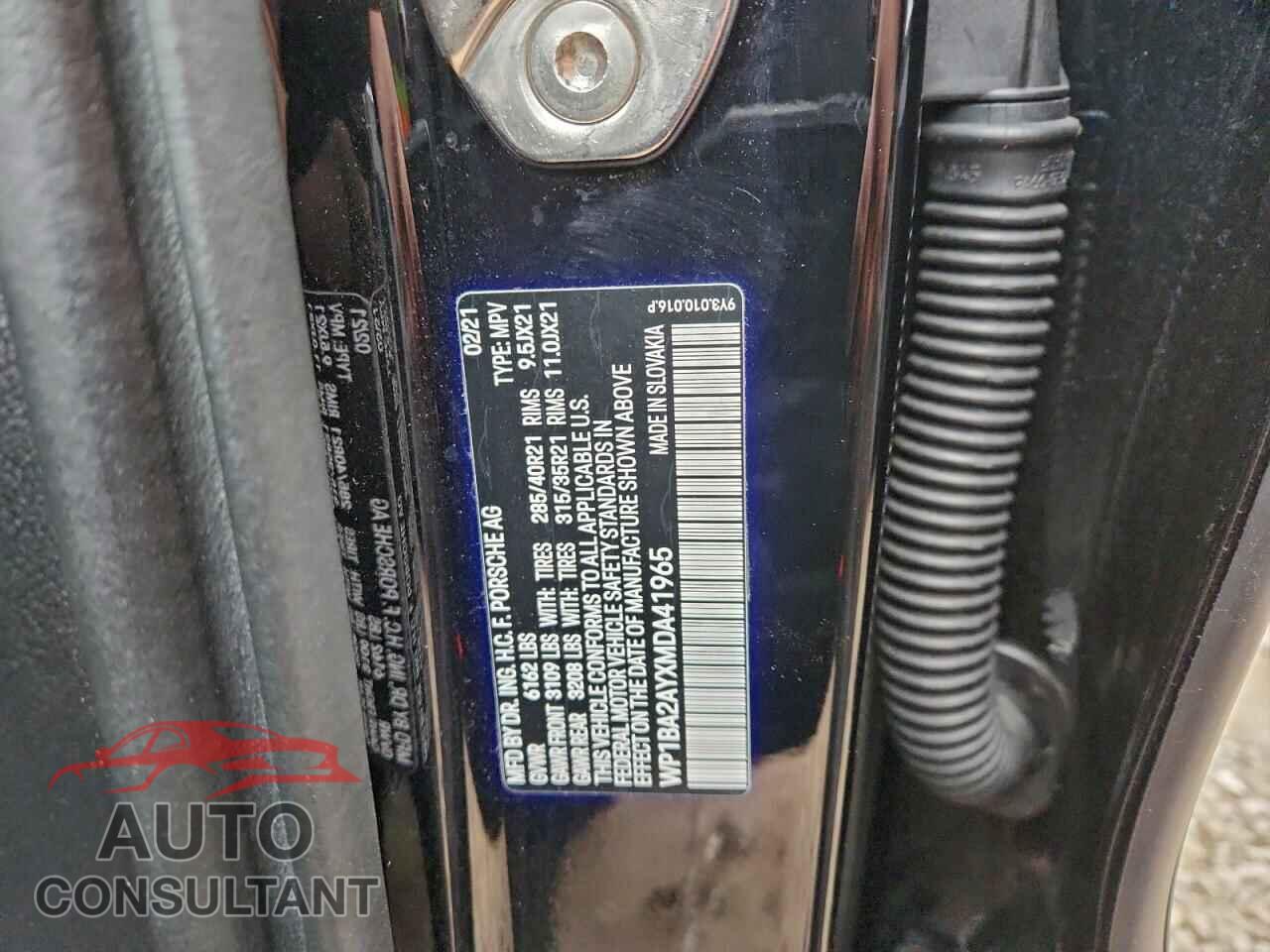 PORSCHE CAYENNE 2021 - WP1BA2AYXMDA41965