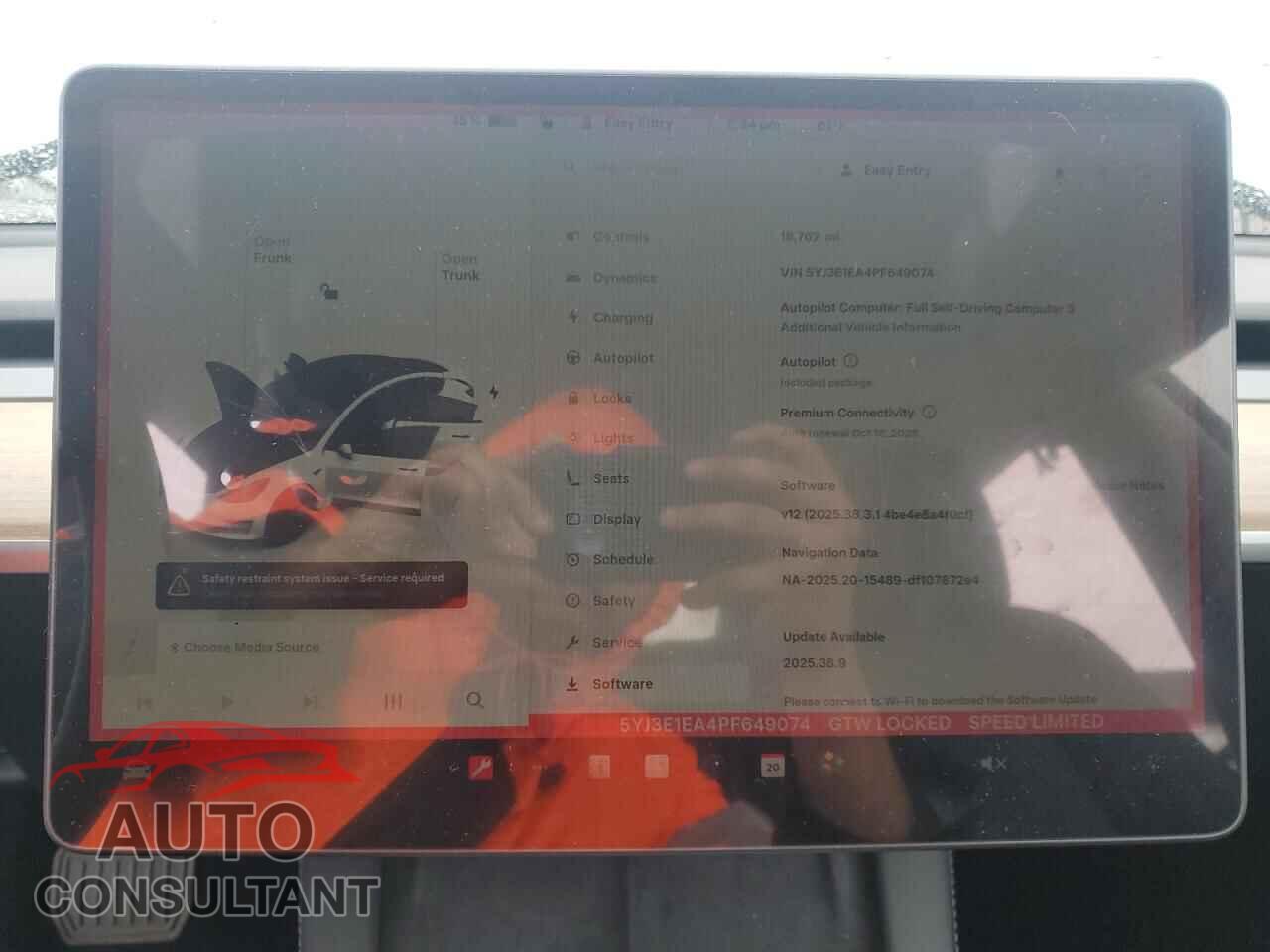 TESLA MODEL 3 2023 - 5YJ3E1EA4PF649074