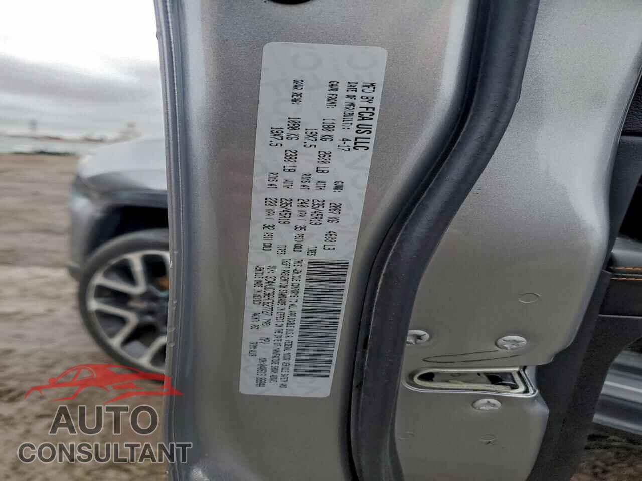 JEEP COMPASS 2017 - 3C4NJDCB6HT627727