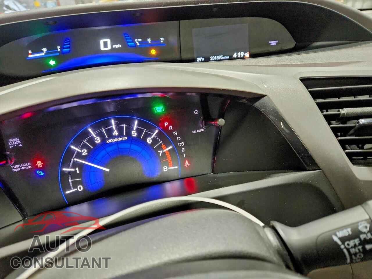 HONDA CIVIC 2012 - 19XFB2F80CE361043