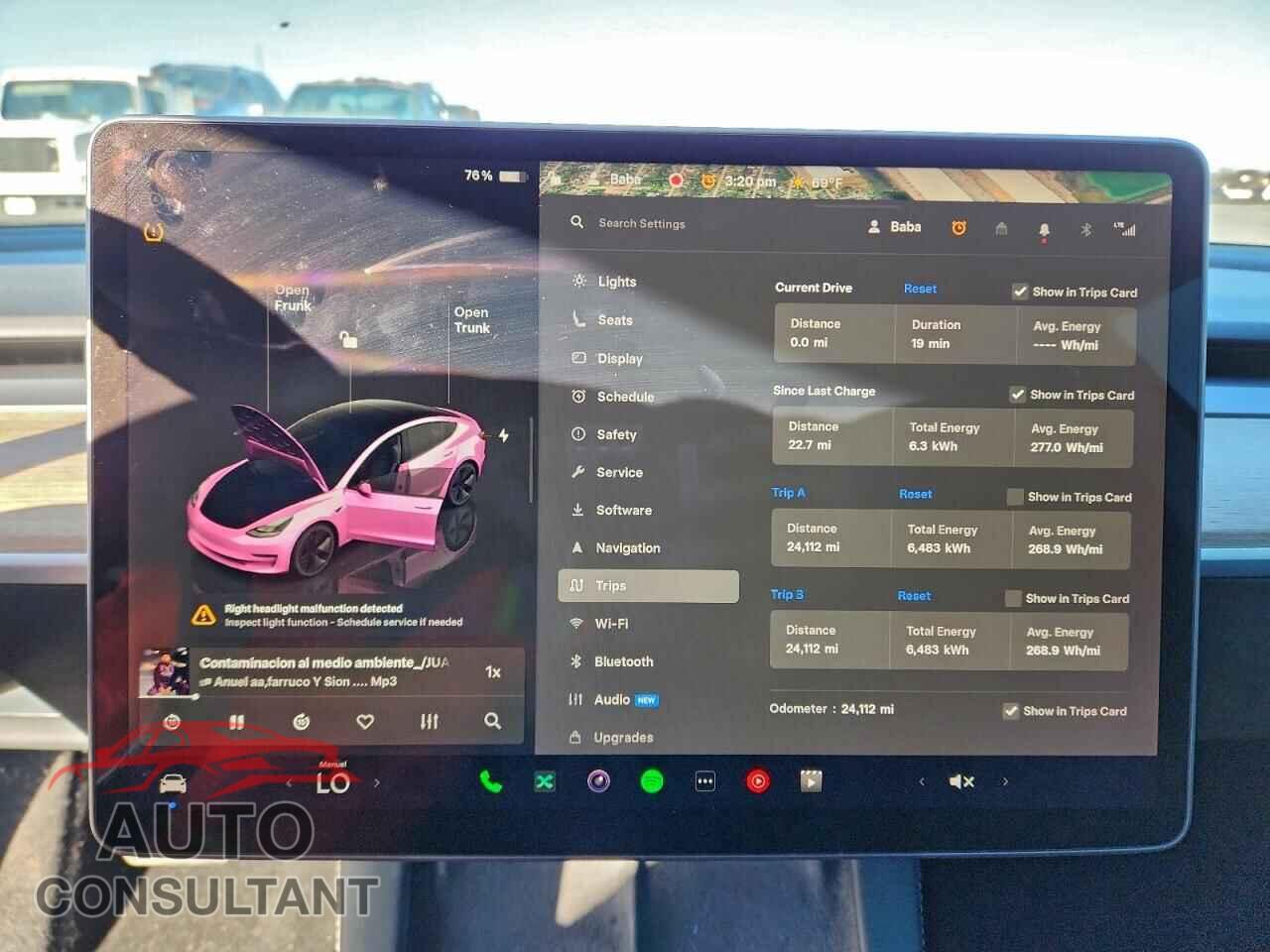 TESLA MODEL 3 2023 - 5YJ3E1EAXPF466780